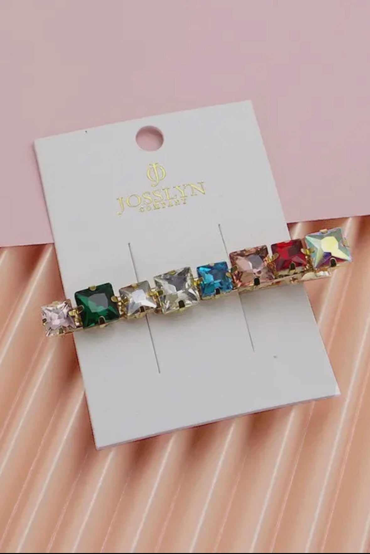 Acrylic Bead Hair Clip