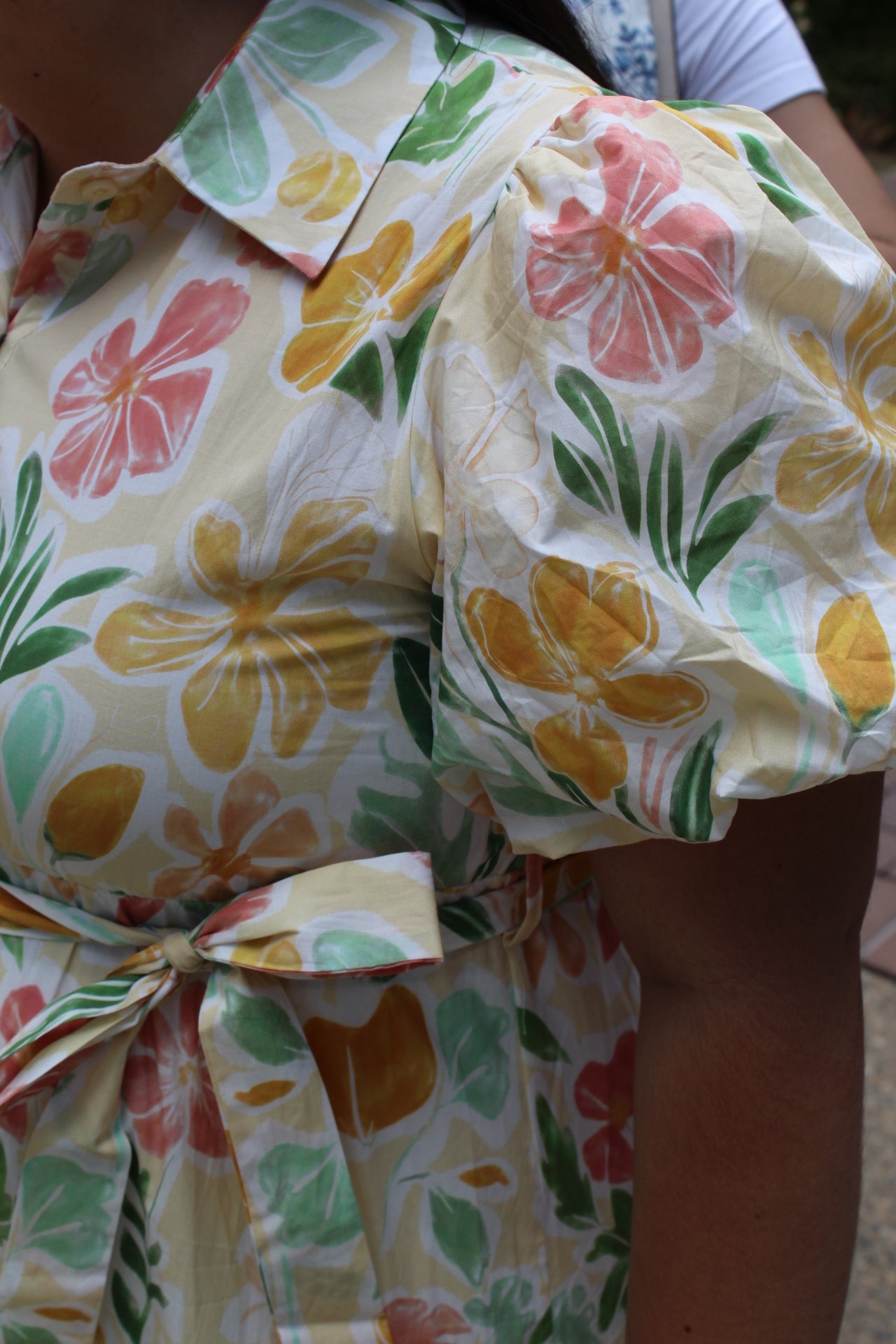 Cotton Floral Maxi Dress