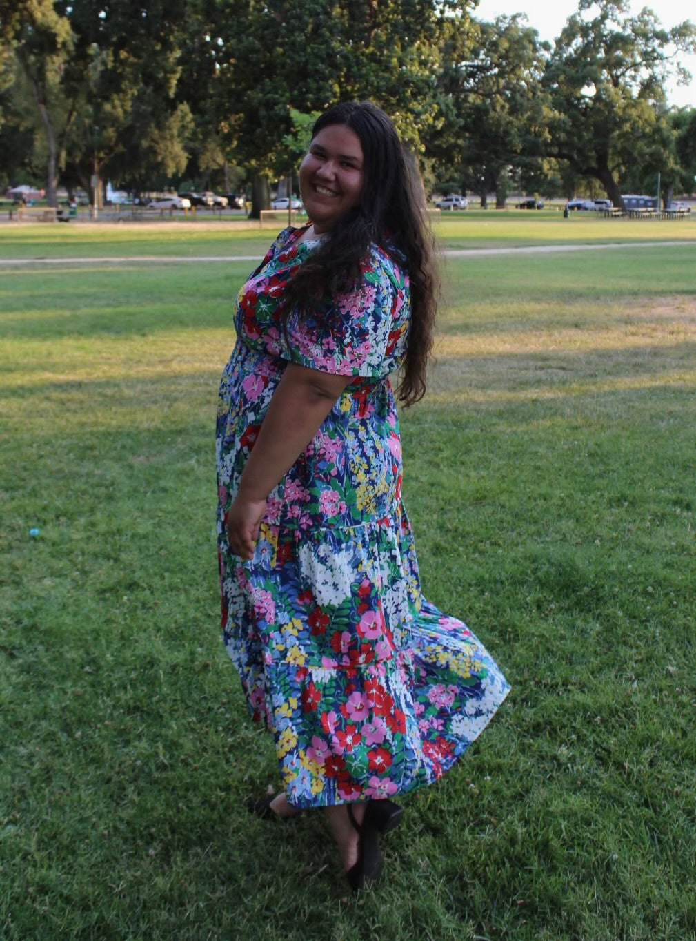 Nataly’s Floral Midi Dress