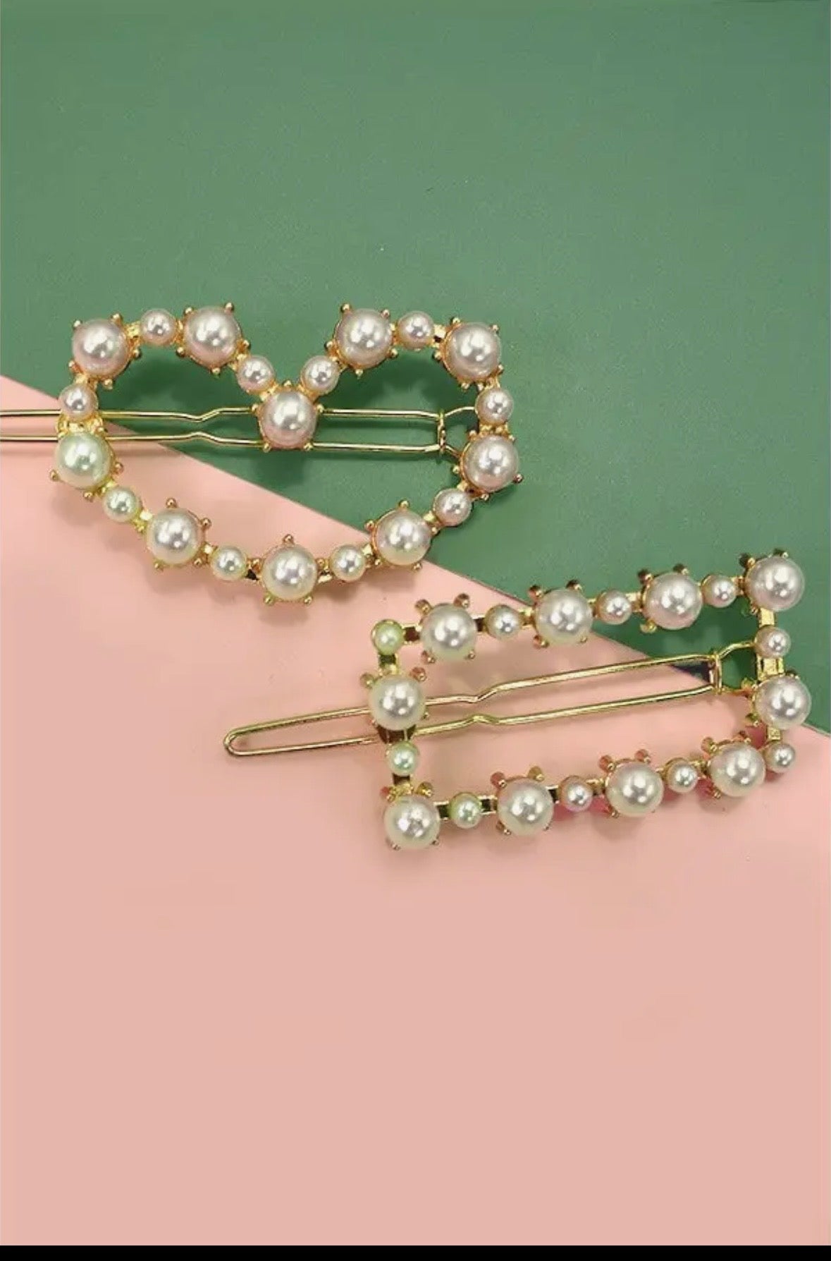 Pearl Open Hair Clip