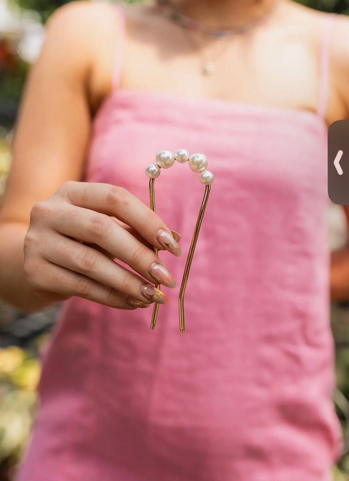Pearl crown U Shaped Hair Pin