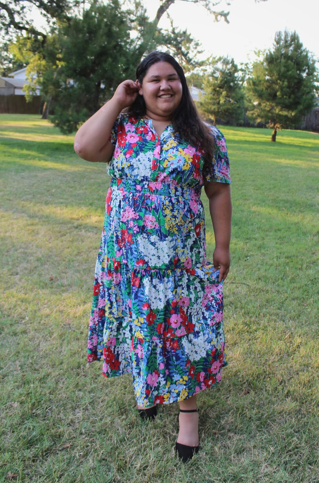 Nataly’s Floral Midi Dress
