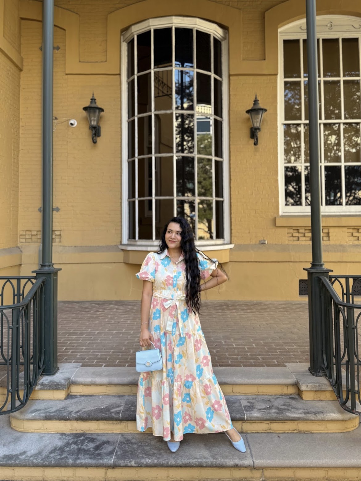 Cotton Floral Maxi Dress