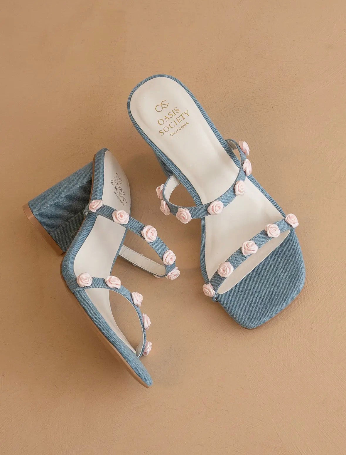 The Nia Denim Heel