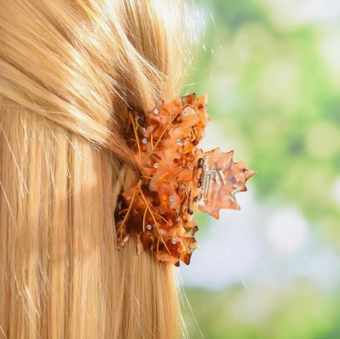 Fall Leaf Hair Claw