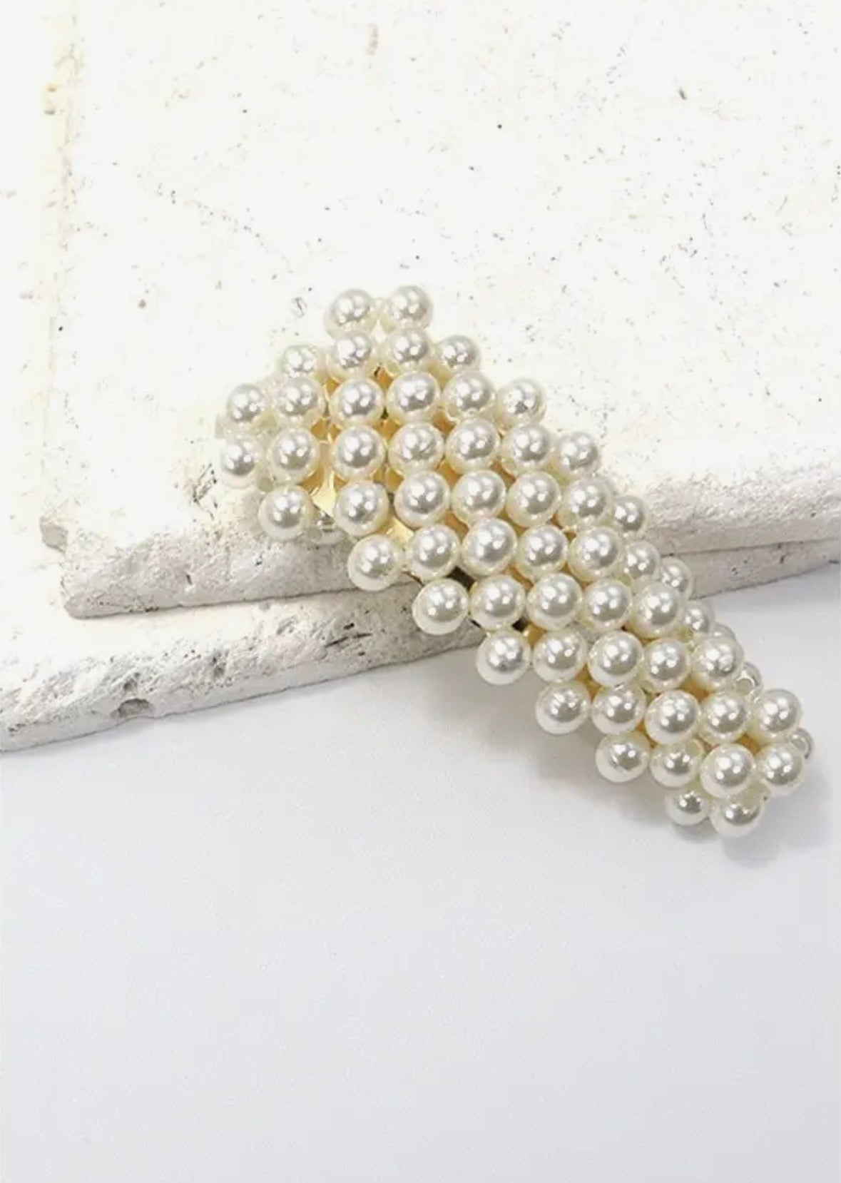 Large Full Pearl Hair Clip