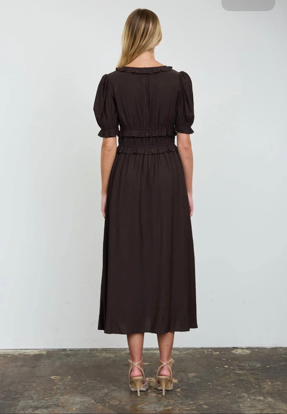The Mocha Romance Dress