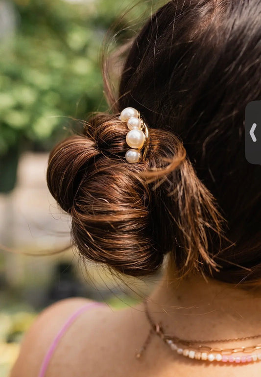 Pearl crown U Shaped Hair Pin