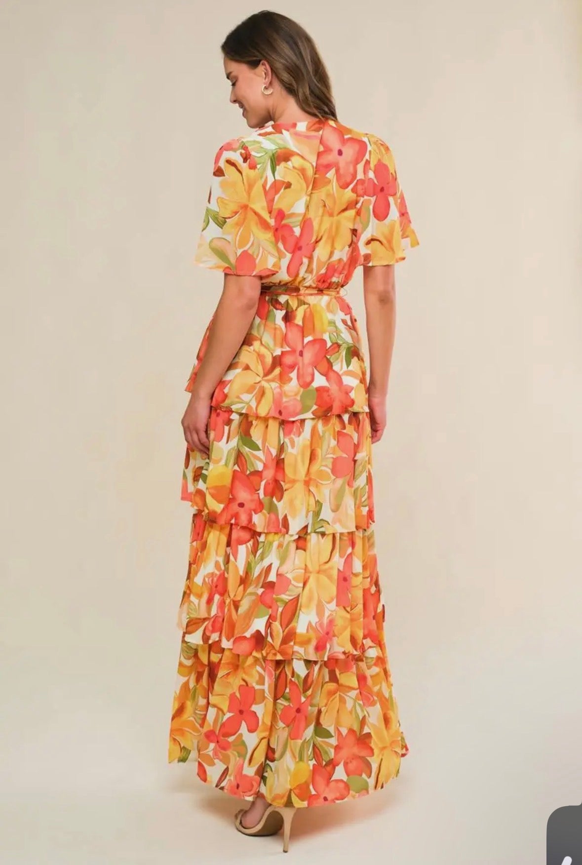 A Printed Woven Dress