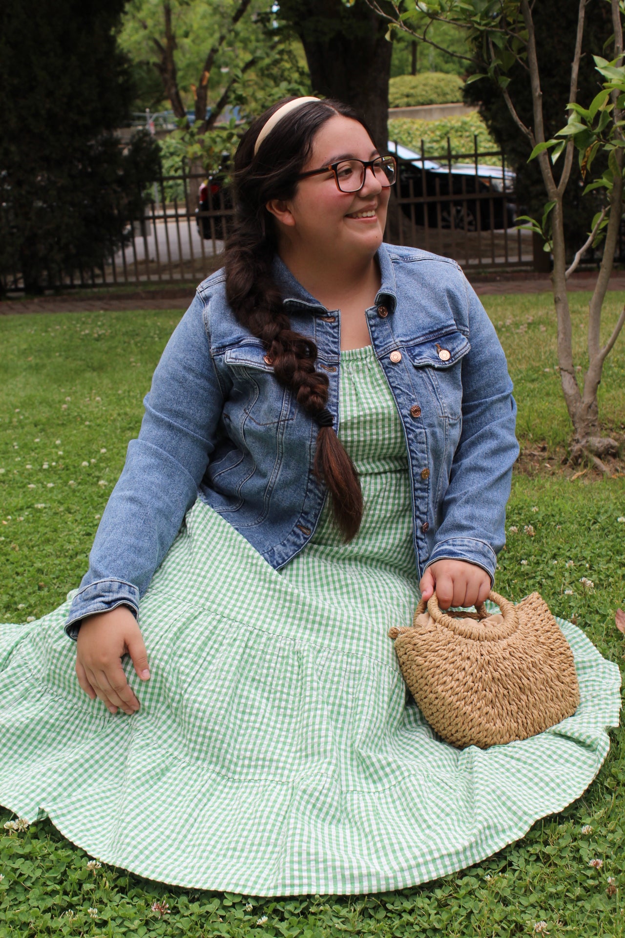 Picnic Gingham Midi Dress