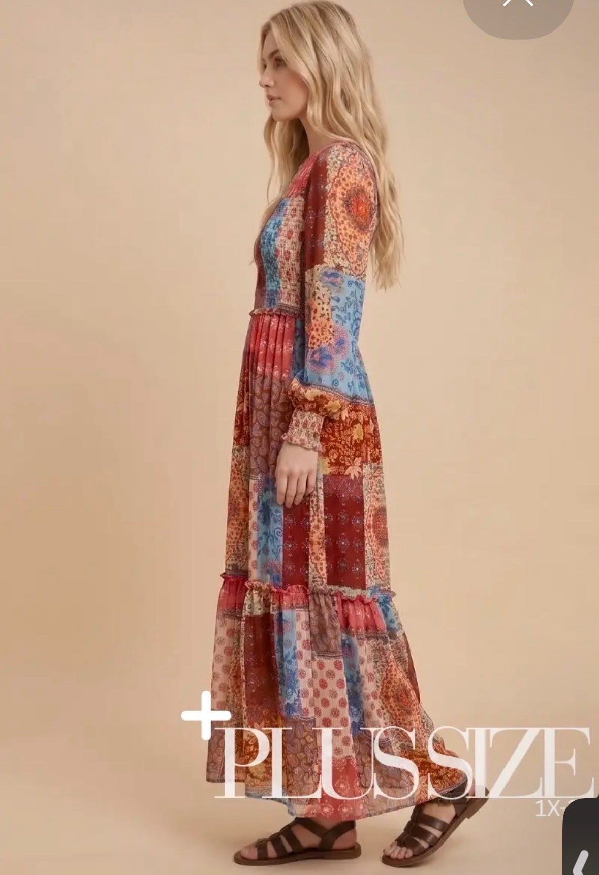 Autumn Whimsy Maxi Dress