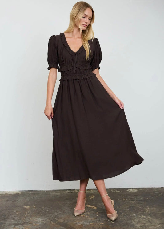 The Mocha Romance Dress