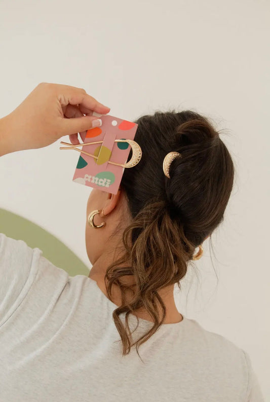 Diamond Encrusted Hair Pin