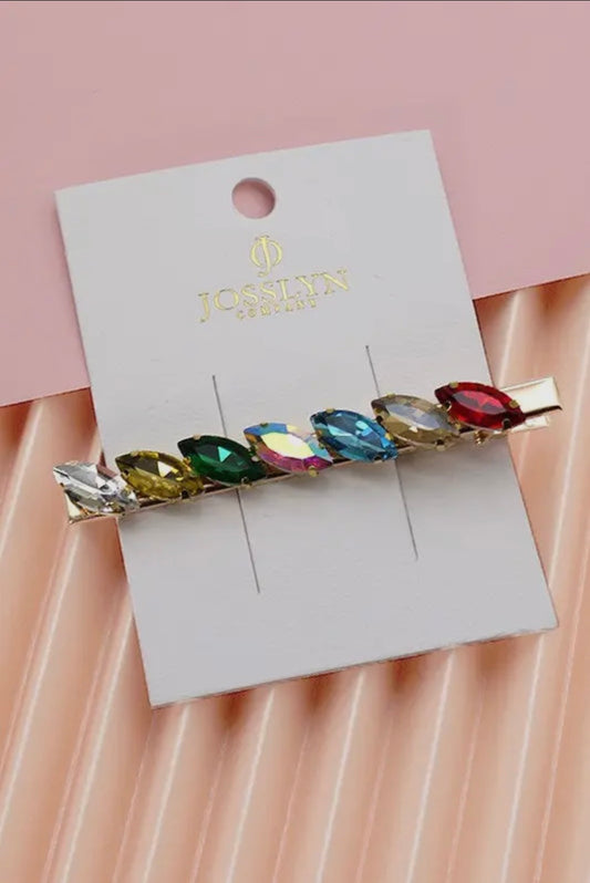Acrylic Bead Hair Clip