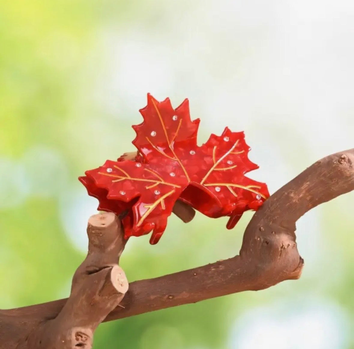 Fall Leaf Hair Claw