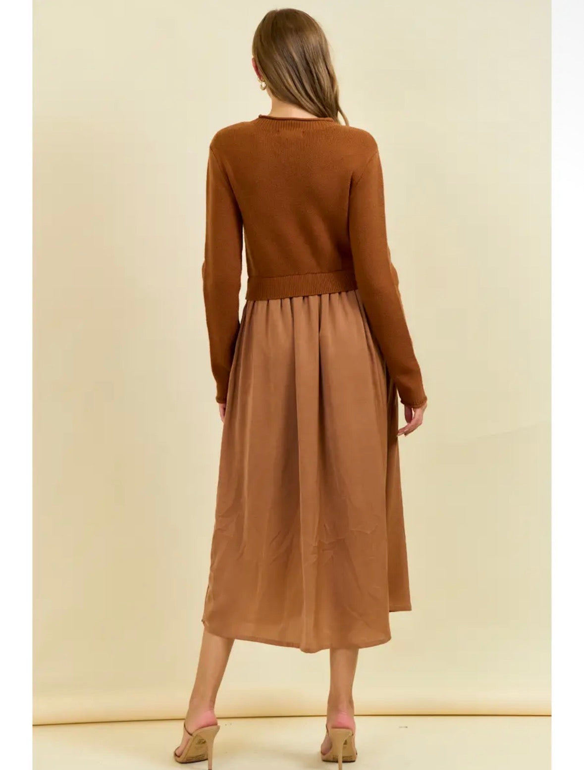 Autumn Honey Midi Dress