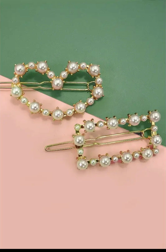 Pearl Open Hair Clip