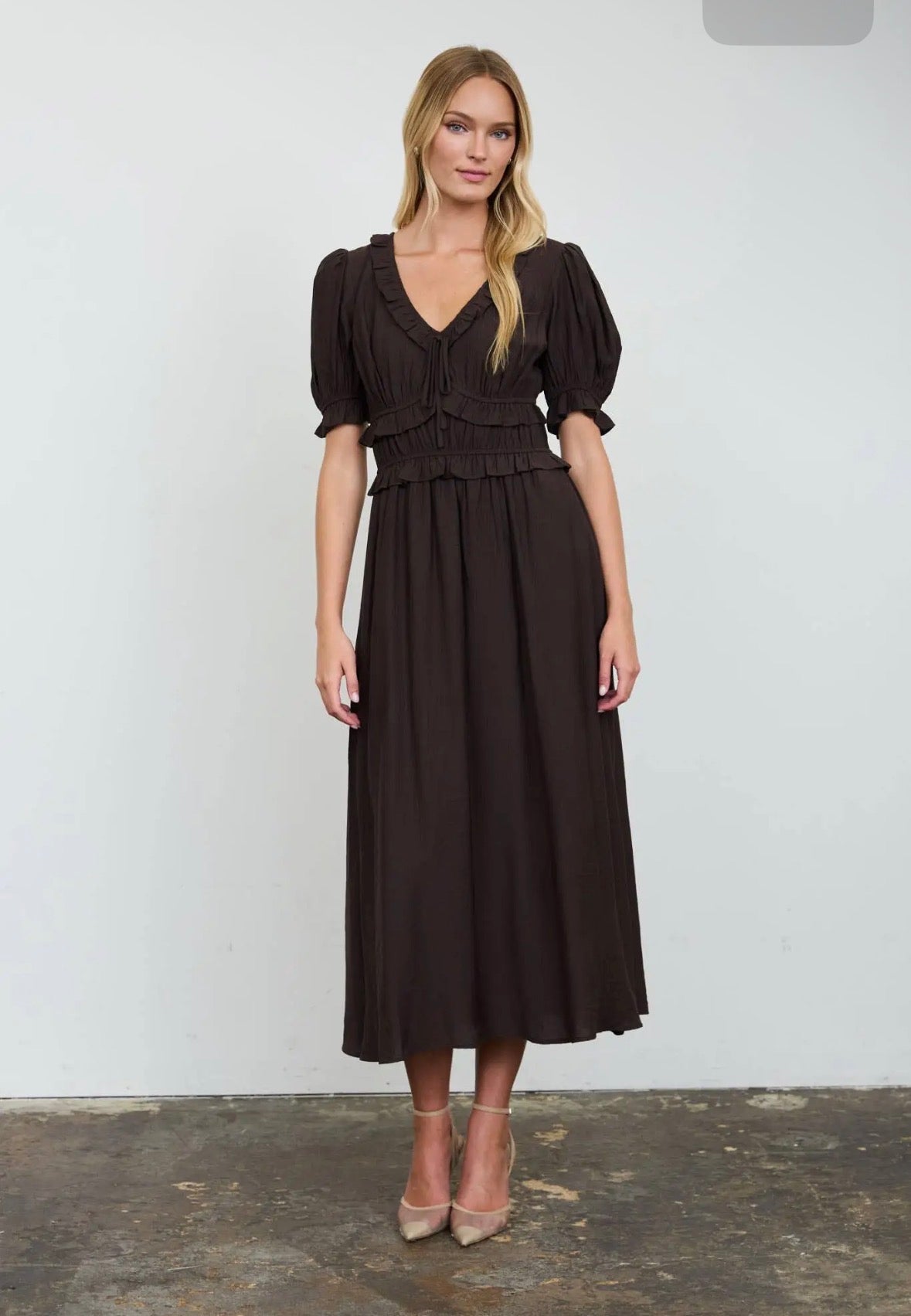 The Mocha Romance Dress