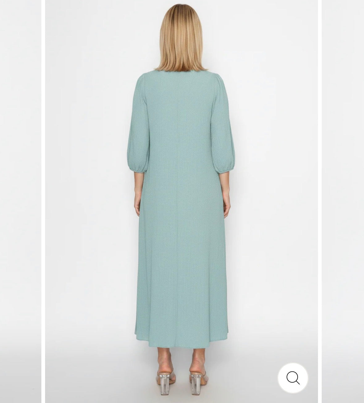 Round Neck Elegant Tiered Midi Dress