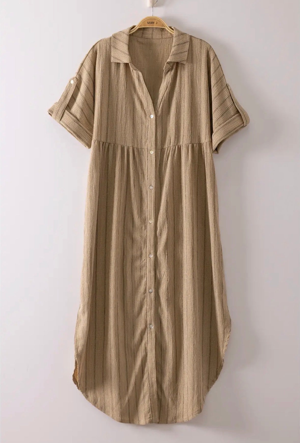 Weekend Midi Button Down Dress *3 Colors*