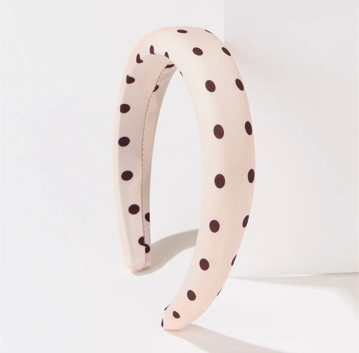 Polka Dot Puffed Headband