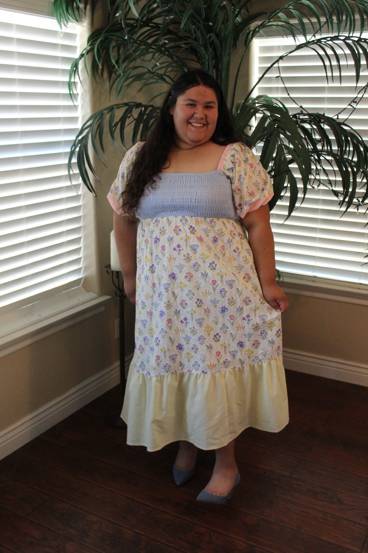 Giselle Floral Sleeve Dress