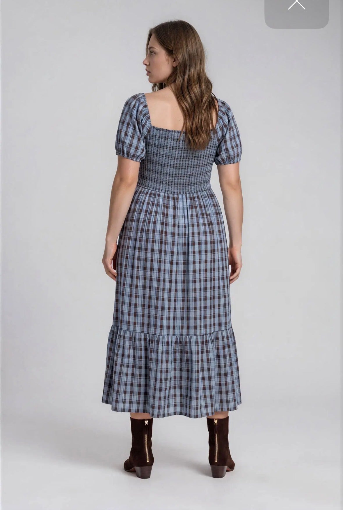 Harvest Moon Plaid Dress