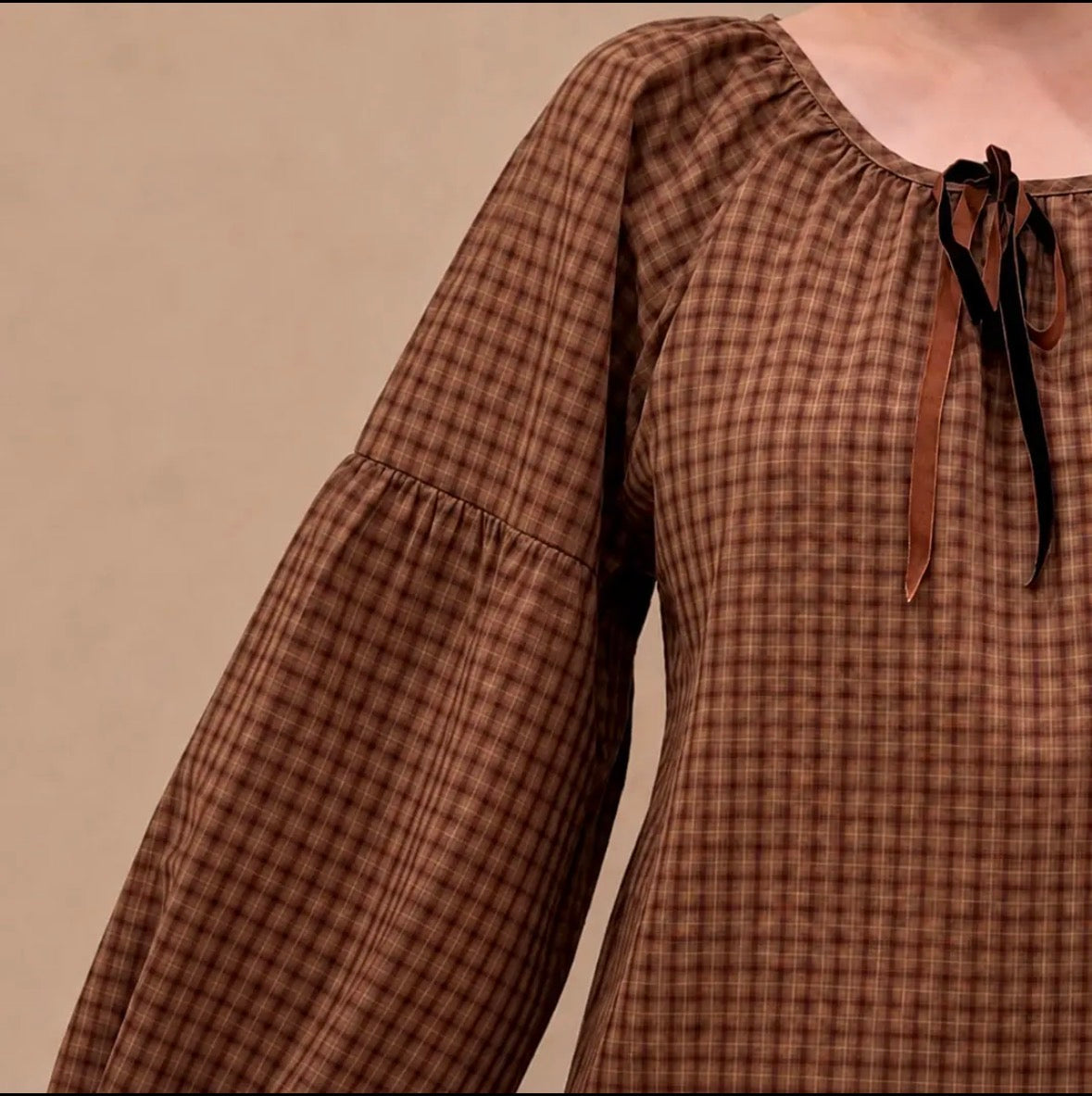 Brown Sugar Gingham Set