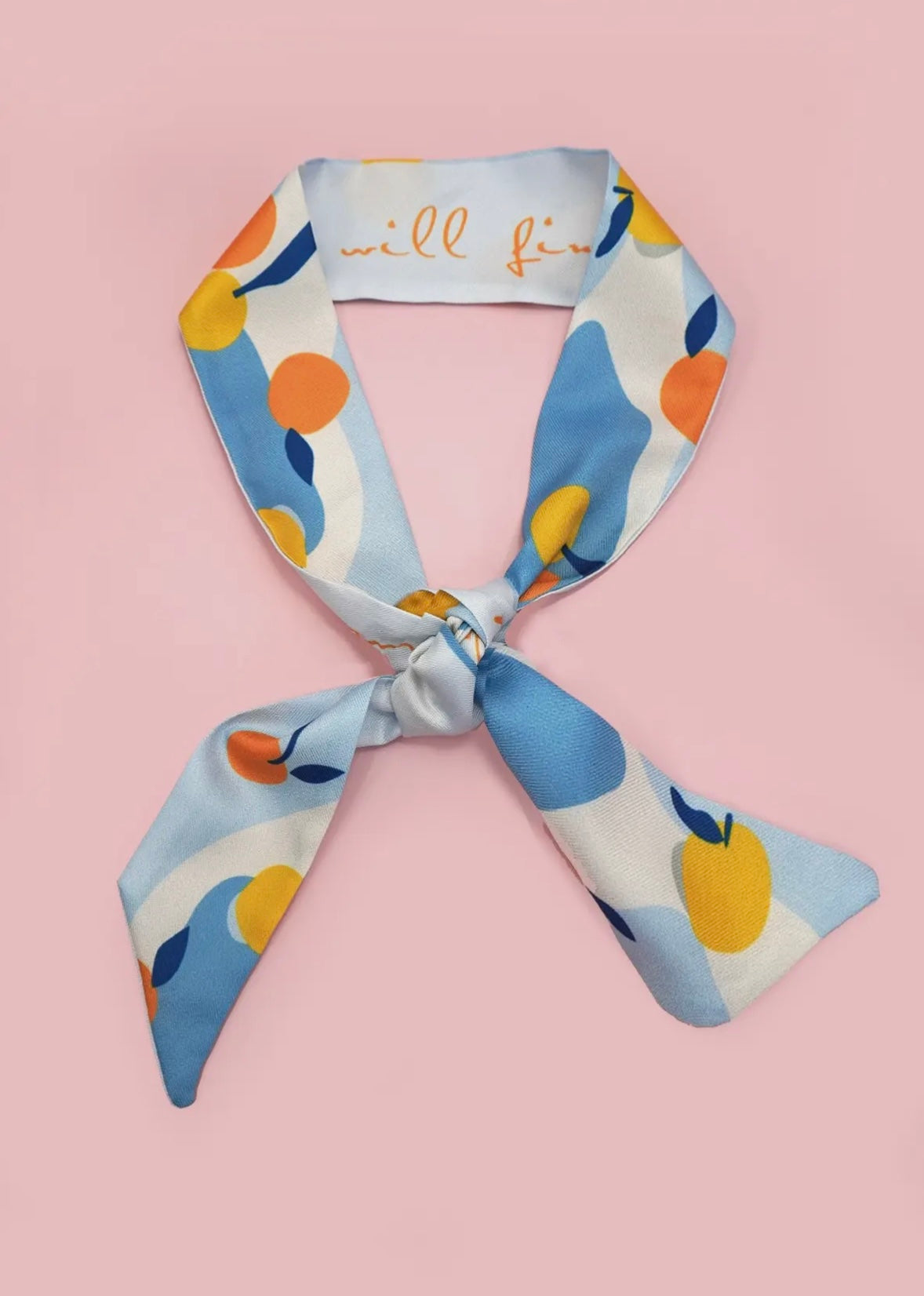 Soft Silky Skinny Twilly Scarf Necklace Wrap