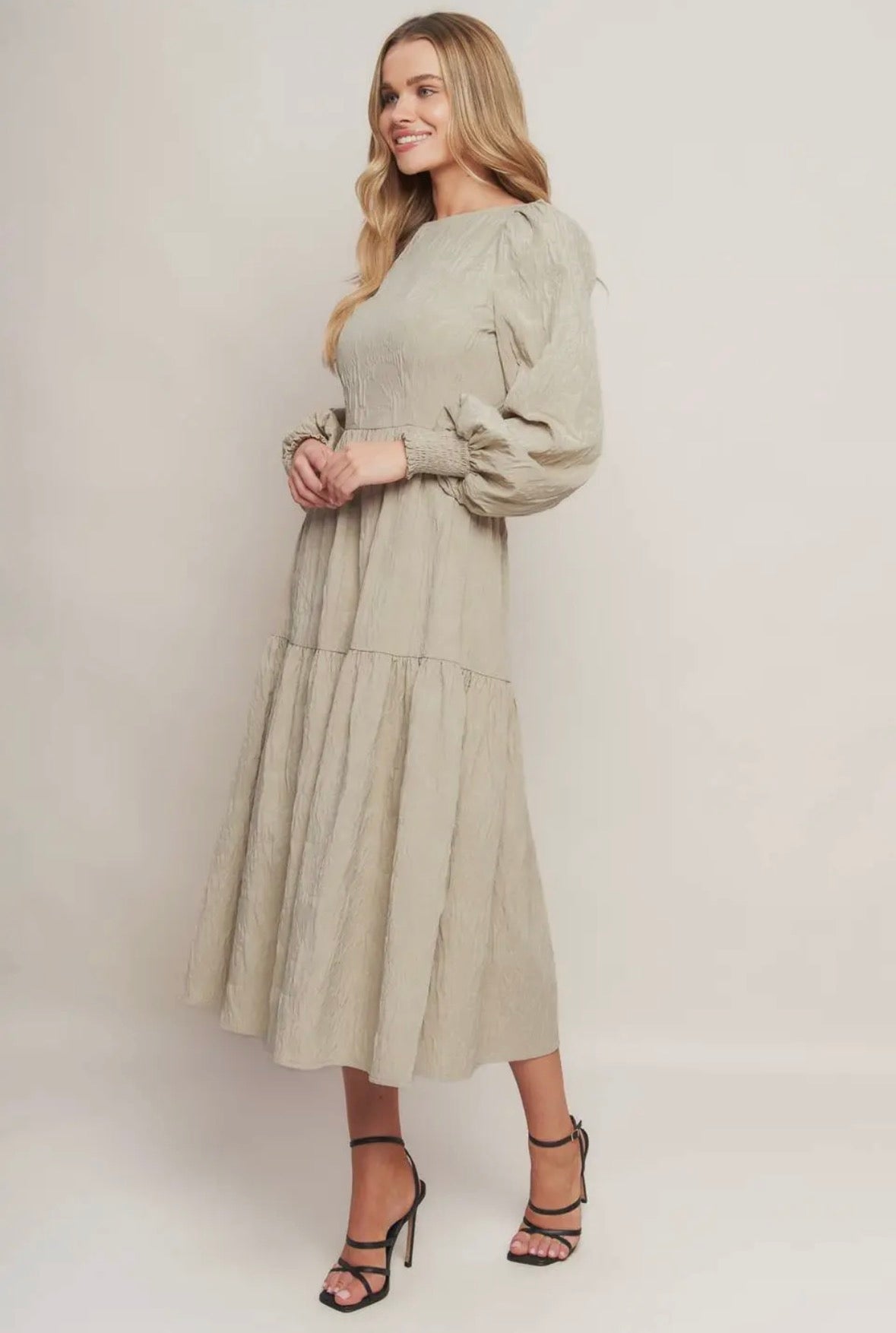 Woven Midi Dress