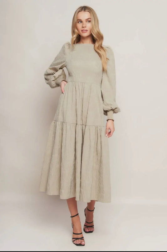 Woven Midi Dress