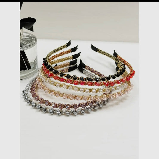 Sparkling crystal headbands