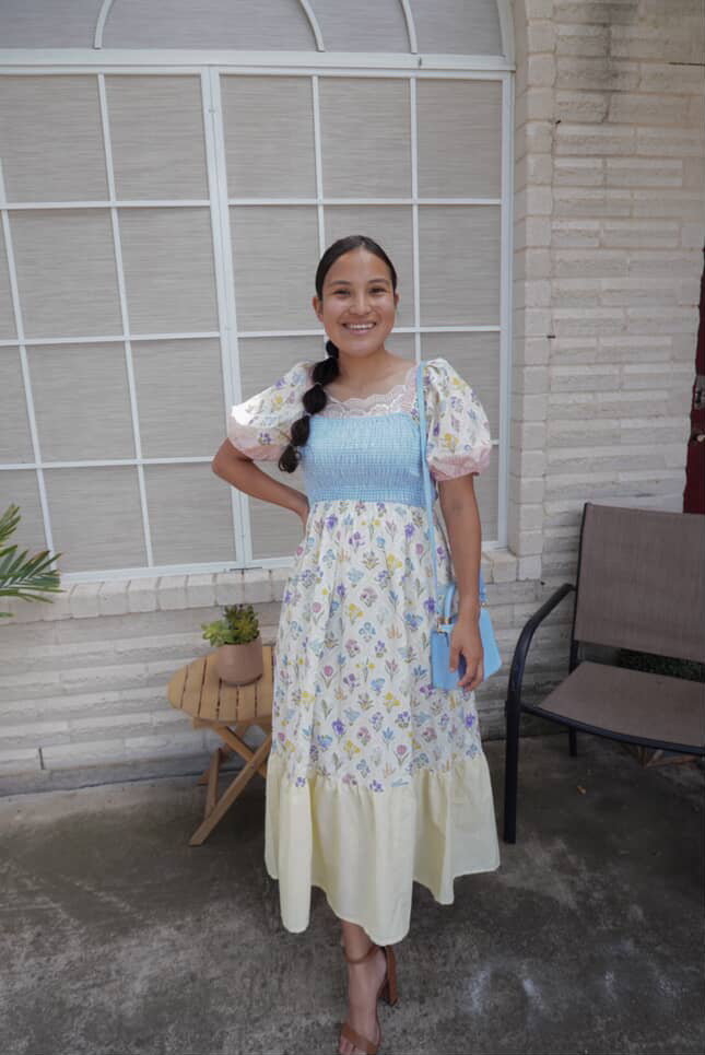 Giselle Floral Sleeve Dress